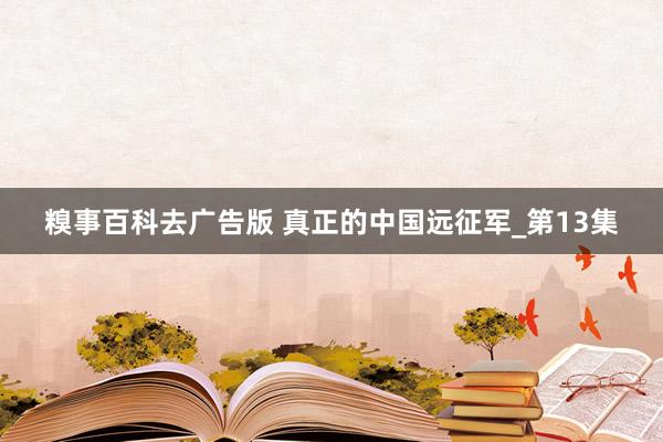 糗事百科去广告版 真正的中国远征军_第13集