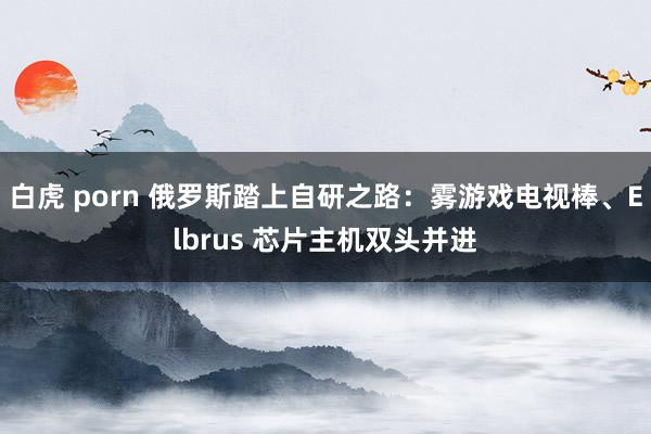 白虎 porn 俄罗斯踏上自研之路：雾游戏电视棒、Elbrus 芯片主机双头并进