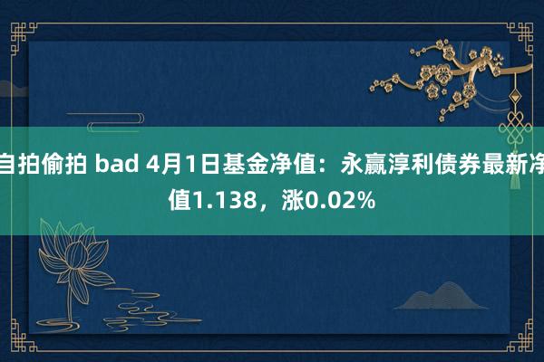 自拍偷拍 bad 4月1日基金净值：永赢淳利债券最新净值1.138，涨0.02%