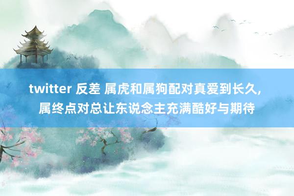 twitter 反差 属虎和属狗配对真爱到长久， 属终点对总让东说念主充满酷好与期待